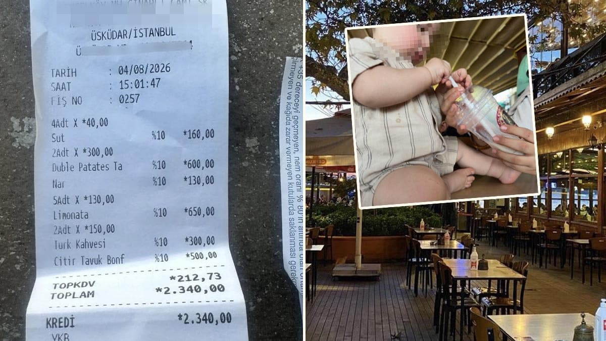 Kafede dışarıdan getirilen sütün parası istendi: Ailenin şaşkınlığı sosyal medyada gündem oldu
