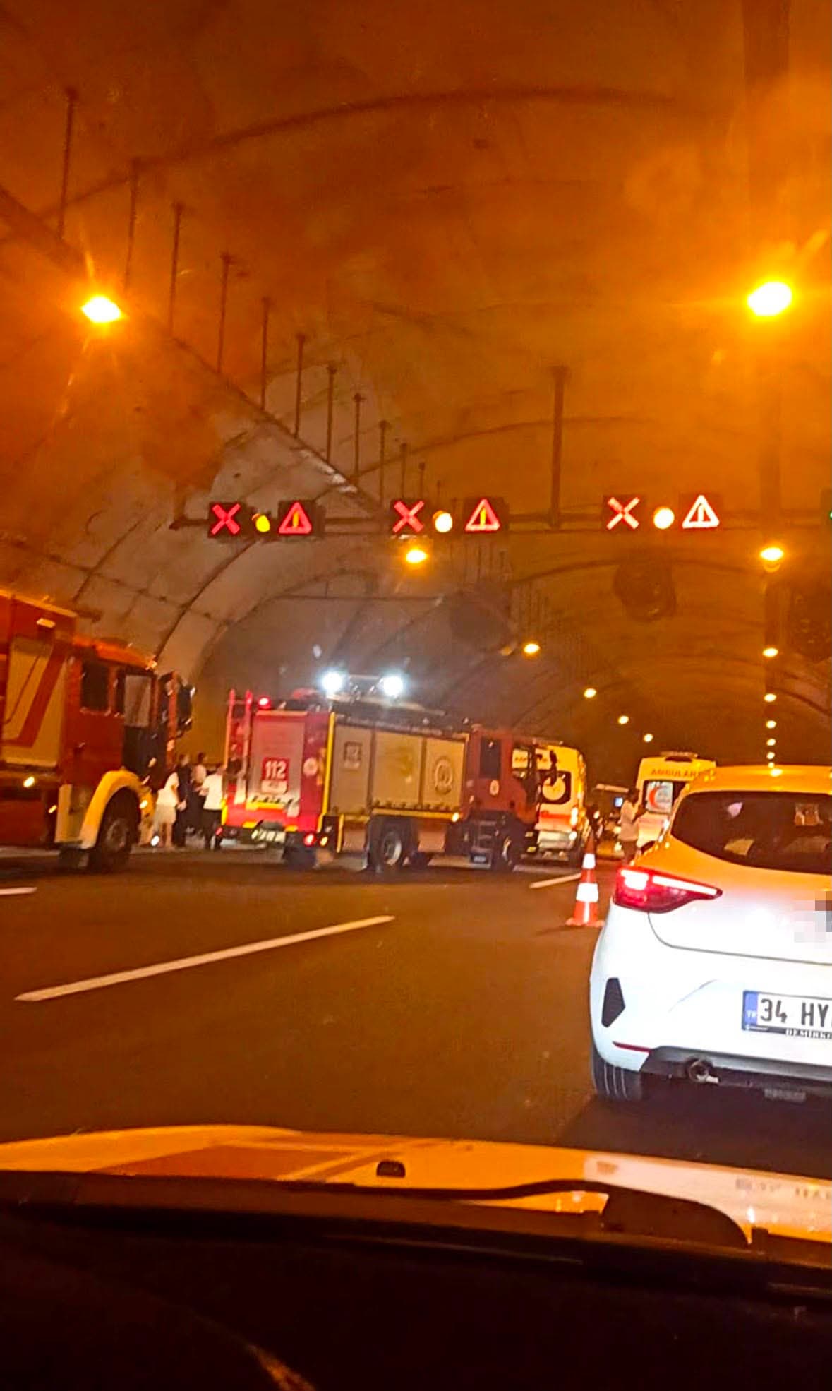 Kocaeli'de tünelde korkunç kaza: 3 can kaybı, 1 ağır yaralı