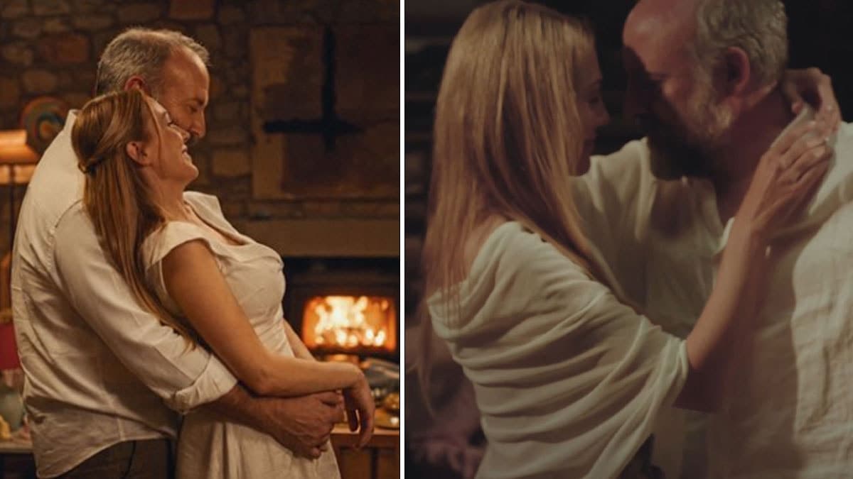 Meryem Uzerli ve Halit Ergenç yıllar sonra aynı filmde: Romantik sirtaki sahnesi büyüledi