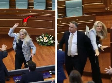 Kosova Meclisinde yumurtalı protesto: Başbakan Kurti'ye sürpriz saldırı