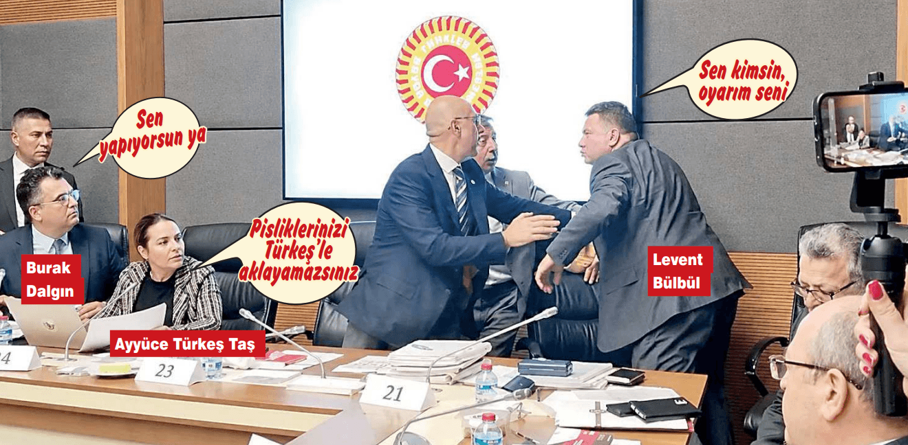 MHP'li milletvekili ile Türkeş'in kızı arasında arbede: TBMM'de gerginlik