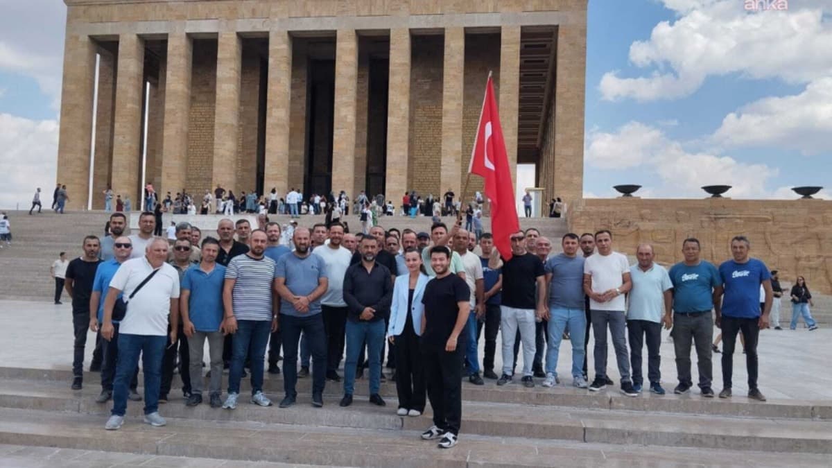 Zonguldak Kömürspor Anıtkabir'i Ziyaret Etti