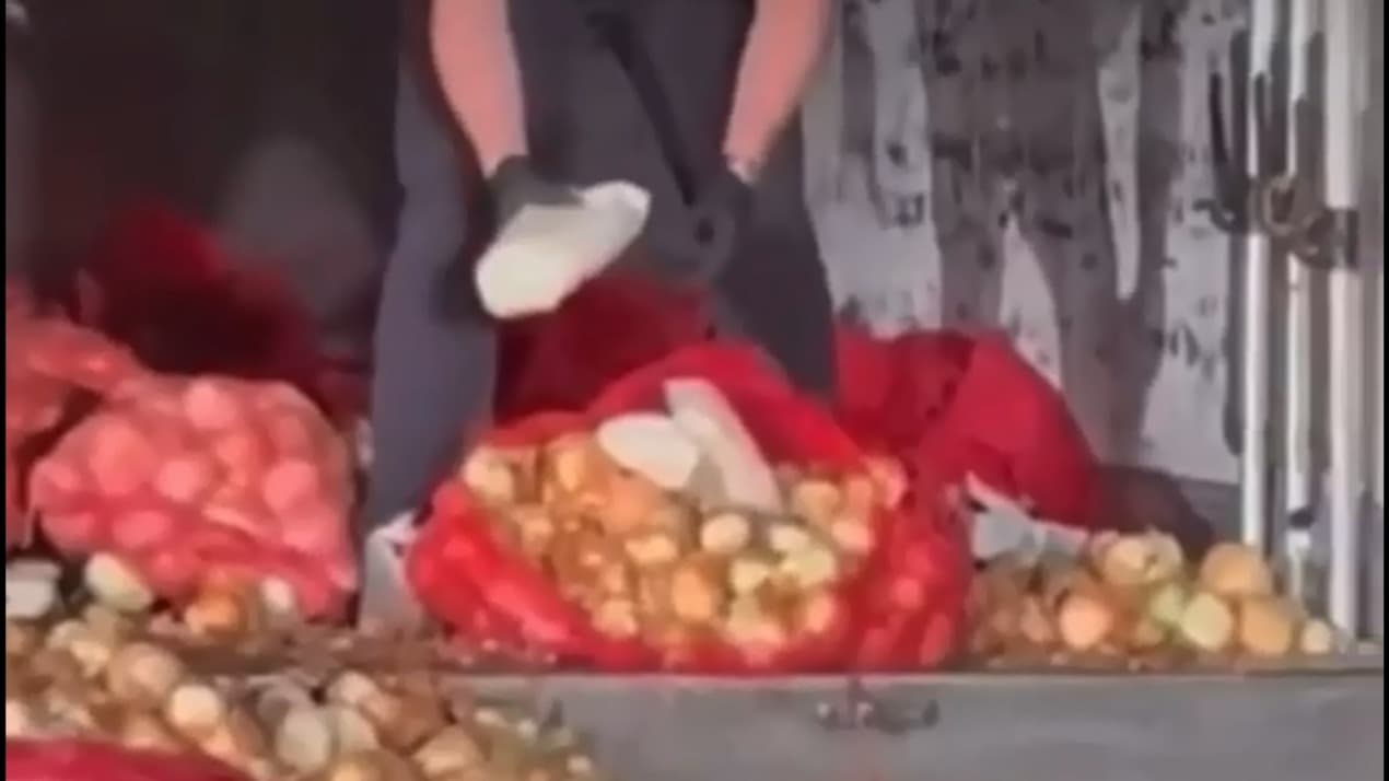Ankara'da soğan torbalarına zulalanmış 150 kilo metamfetamin ele geçirildi