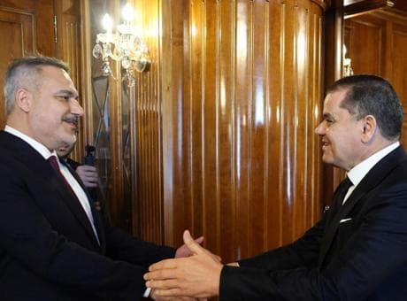 Dışişleri Bakanı Hakan Fidan Libya Ulusal Birlik Hükümeti Başbakanı Dibeybe ile görüştü