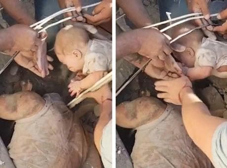 Kolombiya'da deprem enkazından mucize kurtuluş: 2 gün sonra bir bebek sağ bulundu