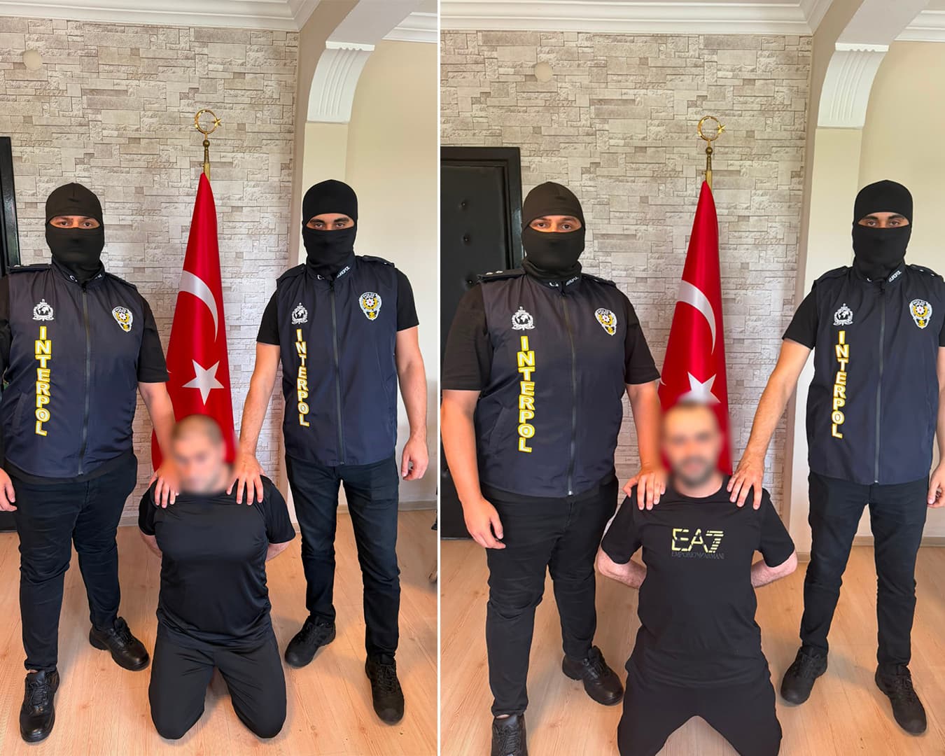Kırmızı bültenle aranan organize suç örgütü elebaşıları Gürcistan'dan Türkiye'ye getirildi