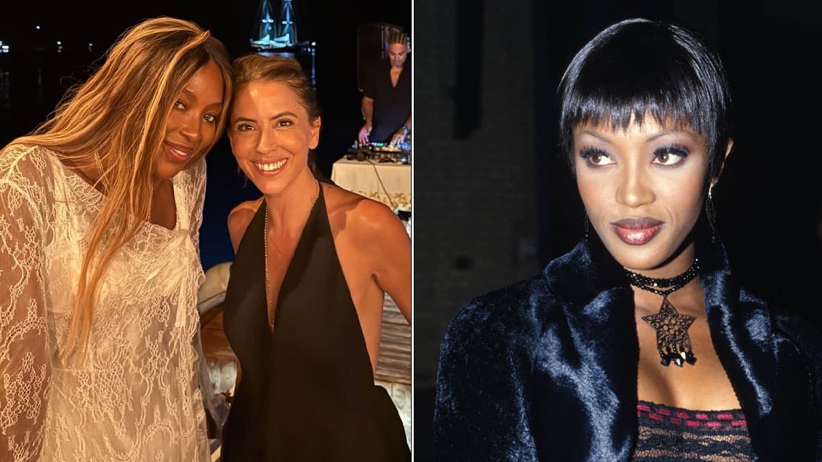 Süpermodel Naomi Campbell, Bozburun'da DJ kabinine geçti
