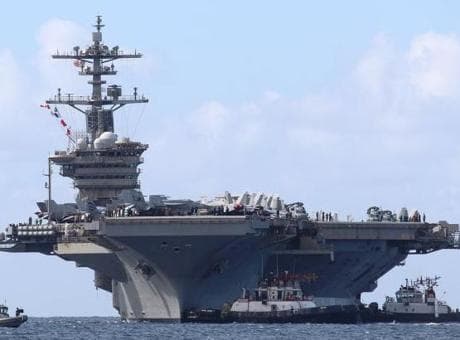 Trump'tan USS Abraham Lincoln açıklaması: 'Endişeli değiller'