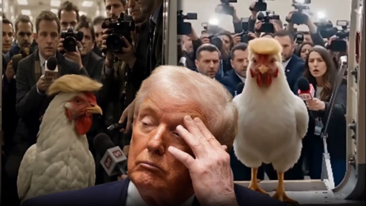 İran basını Trump'ın kalınlığını tiye aldı: ABD Başkanı'nı tavuğa benzettiler