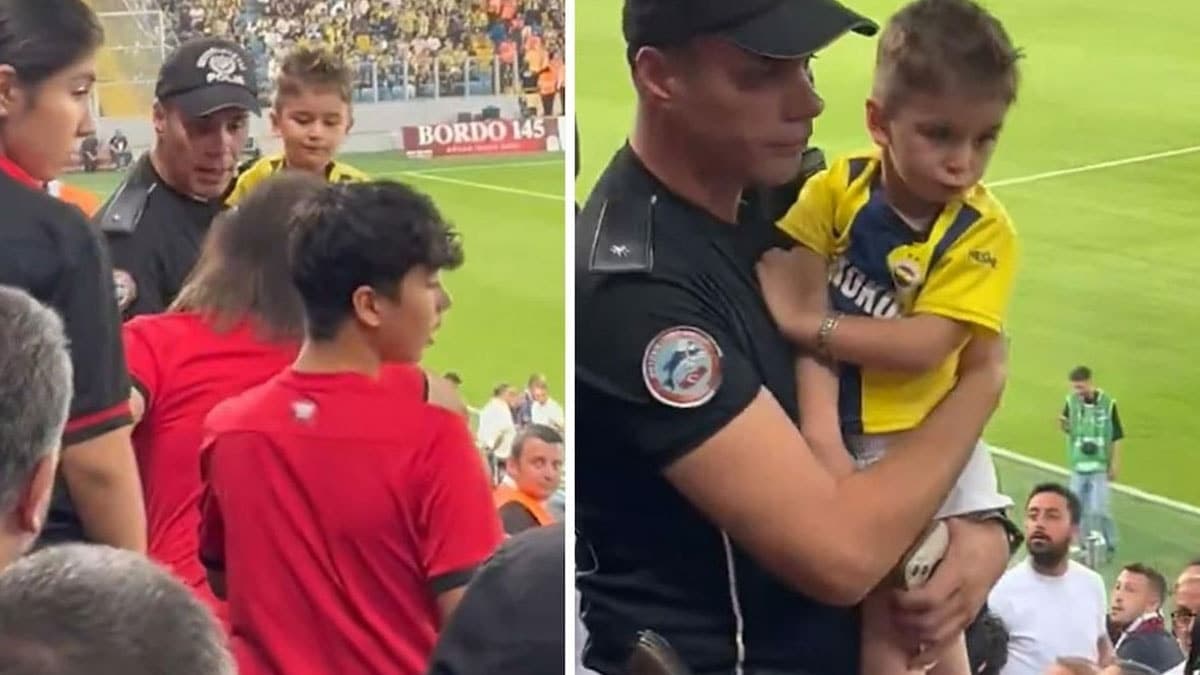 Gençlerbirliği-Fenerbahçe maçında skandal: Taraftarlar sahaya indi