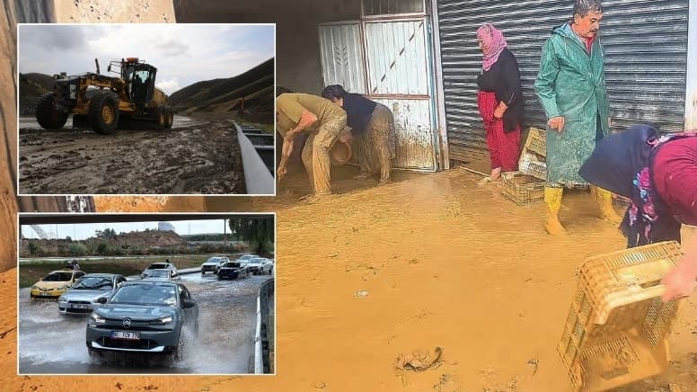 5 ilde sağanak felaketi: Evleri su bastı, yollar göle döndü