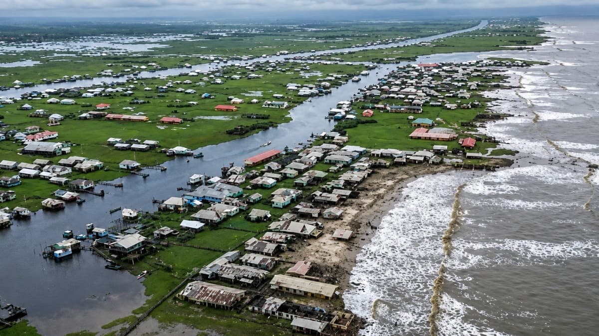 Deniz Suları Balıkçı Kasabasını Yutuyor: 10 Bin Kişilik Yerleşim Yeri Tehlike Altında