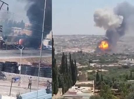 Suriye'nin İdlib kentinde mühimmat deposunda feci patlama: 14 kişi yaşamını yitirdi