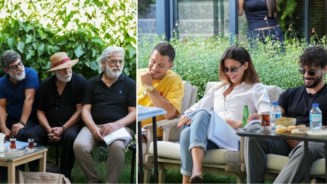 Yeraltı dizisi setinde dikkat çeken detay: Usta isimler sandalyede, genç başroller koltukta oturdu