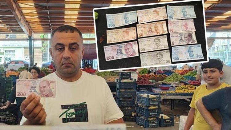 Adana'da Pazarcıdan Aşkın En Güzel Hali: Banknotlarla Duygusal İlan
