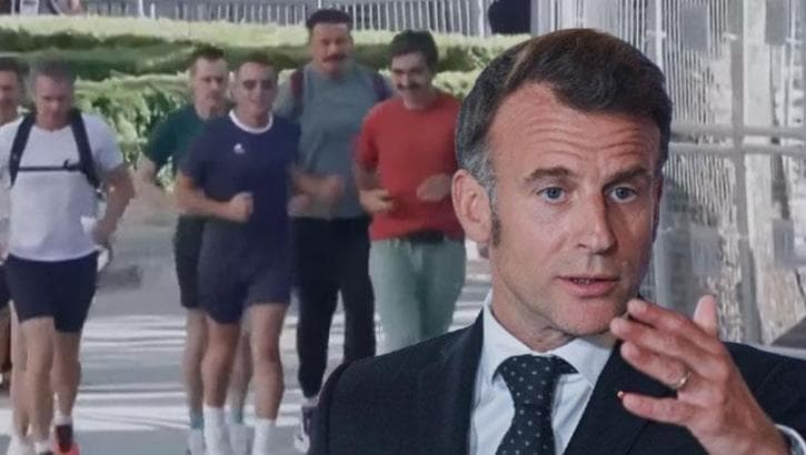 Fransa Cumhurbaşkanı Macron'un Ankara Ziyareti Sırasında Sabah Koşusu