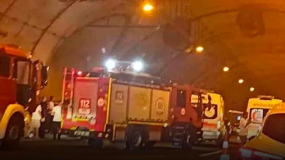 Kuzey Marmara Otoyolu tünelinde feci kaza: Can pazarı yaşandı