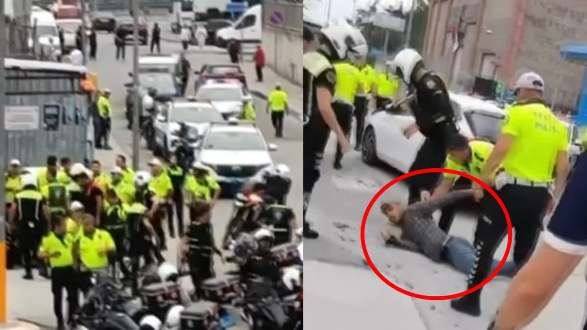 İstanbul'da polise bıçaklı saldırı: Şüpheli güçlükle etkisiz hale getirildi