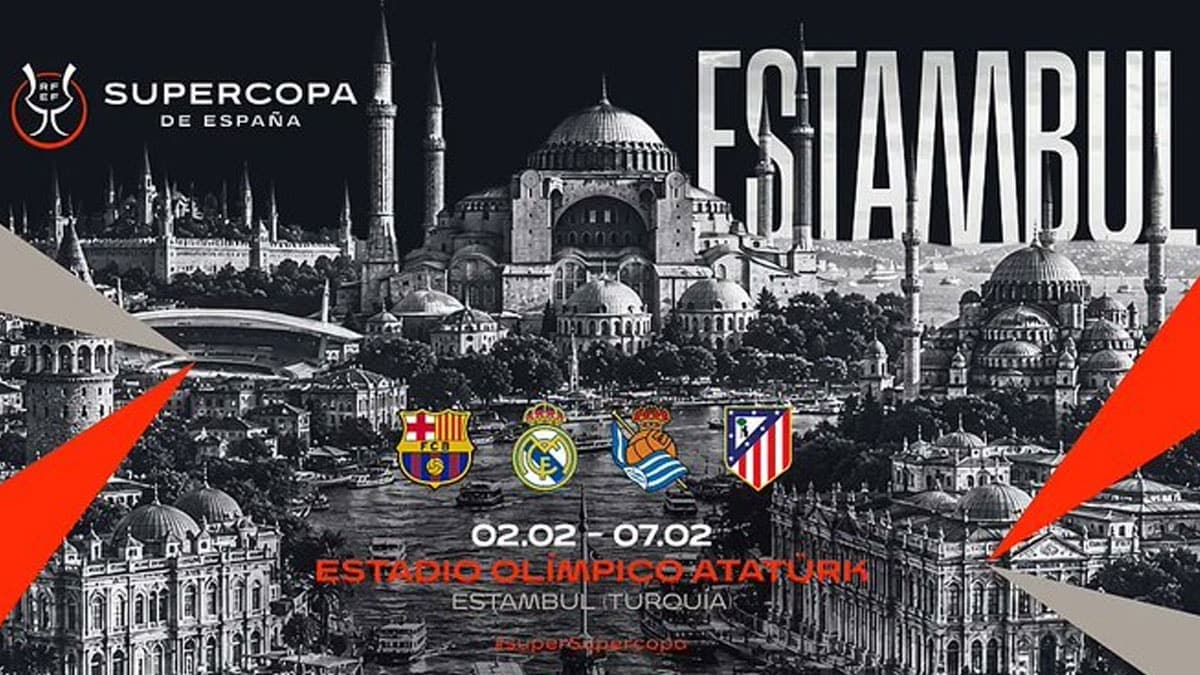 İspanya Süper Kupası İstanbul'a geliyor: Barcelona ve Real Madrid Olimpiyat Stadı'nda karşı karşıya