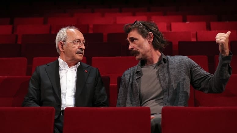 Kılıçdaroğlu'ndan oyuncu Erdal Beşikçioğlu'na ziyaret