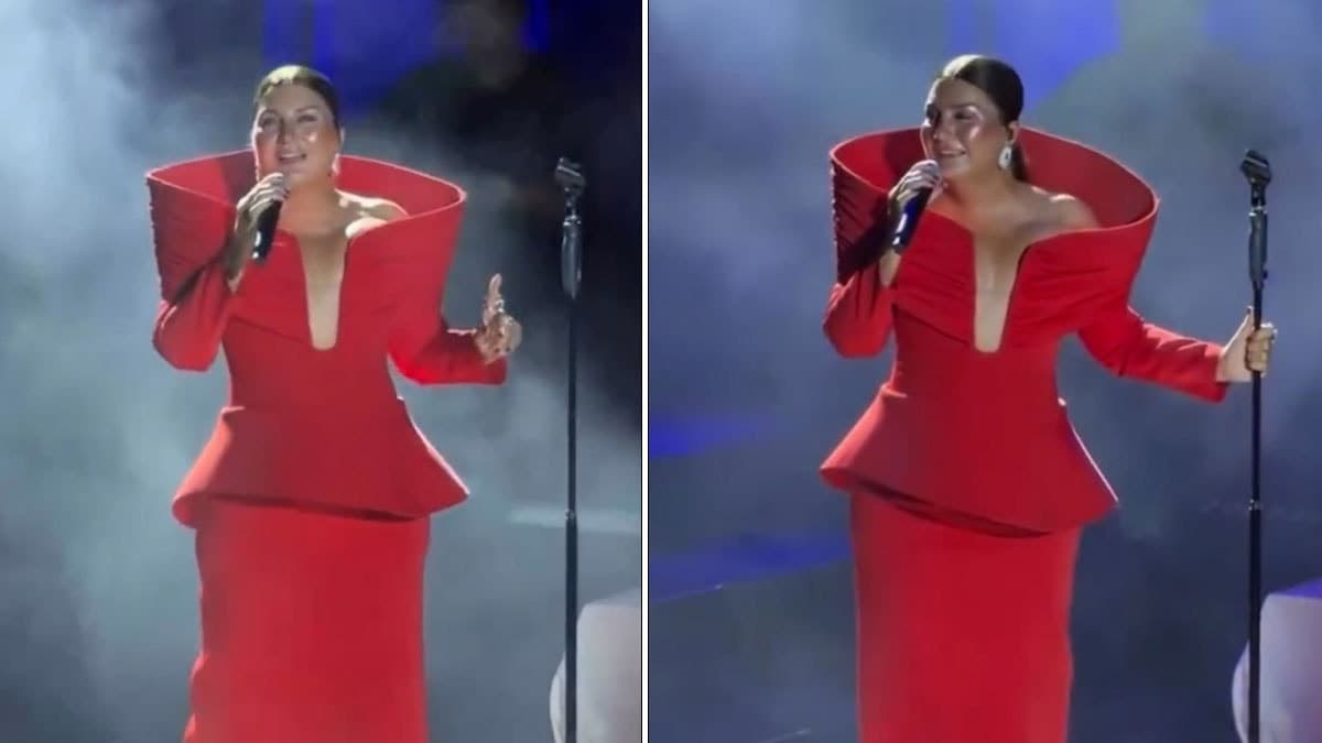Sibel Can'ın sahne kostümü sosyal medyada tartışma yarattı: 'Çay bardağı' benzetmesi gündem oldu