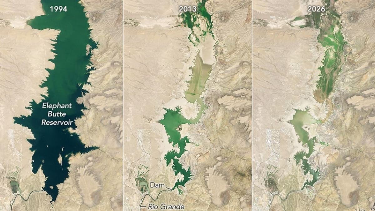 Tarımın can damarı olan dev göl tamamen kuruyarak haritadan silindi