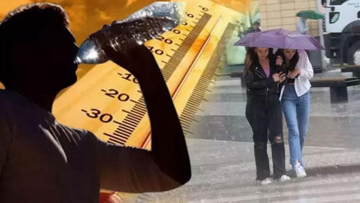 Meteoroloji'den kritik uyarı: Türkiye ikiye bölündü! Güneyde kavurucu sıcaklık, kuzeyde sağanak felaketi